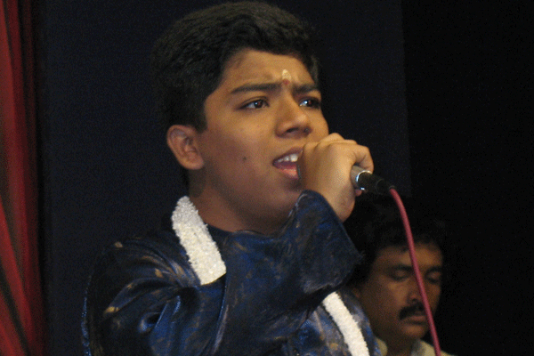 Young singer