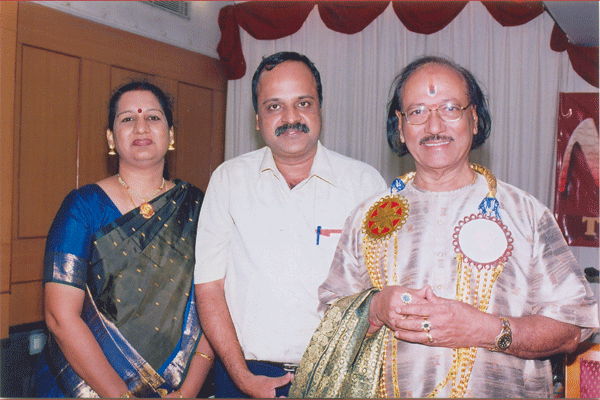 Radha & Bhaskar with TVGopalakrishnan