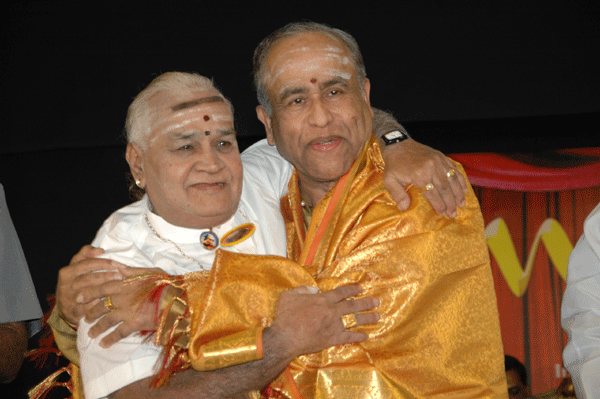 The Two Maestros-Vikku Vinayakram and Prof. Trichy Sankaran