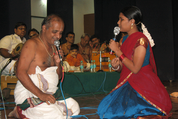 Gopi Bhavathar with his daughter