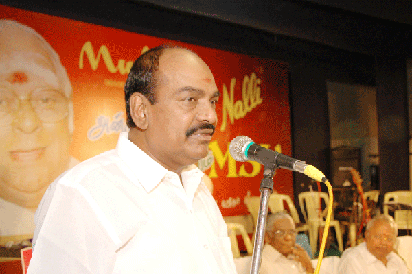Dr.S.Jagathrakshagan, Hon. Minister of State for Information and Broadcasting delivers his speech