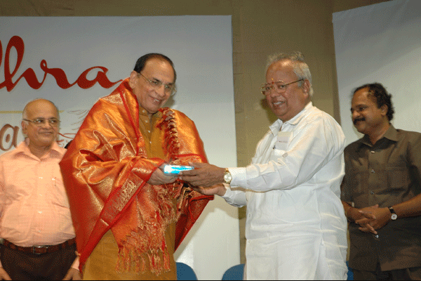 A.R.S.being honoured by Nalli