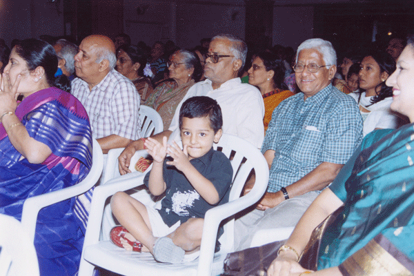 Secretary Mudhra Bhaskar’s Son enjoying the film music at his 3yrs of age.