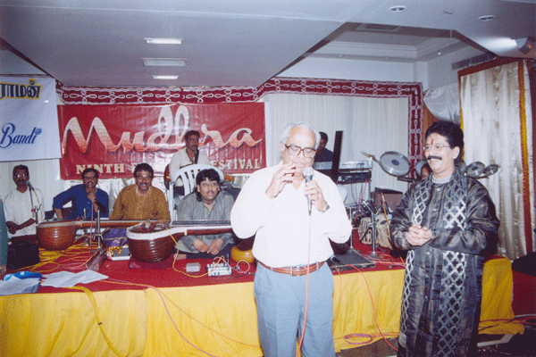 Balachander with Mohan Vaidhya