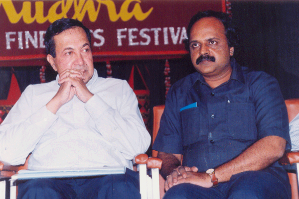 Mudhra Bhaskar and N.Ram
