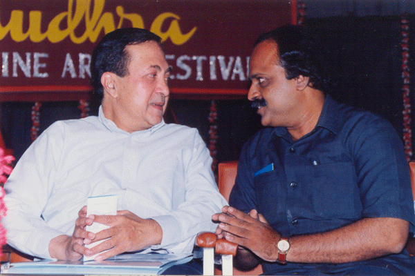 N.Ram and Mudhra Bhaskar