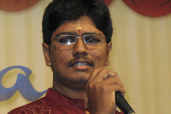 Upcoming youngster on stage