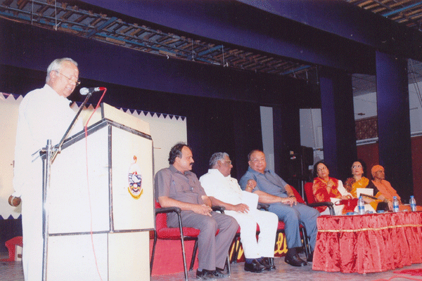 Dr.Nalli delivers his presidential address