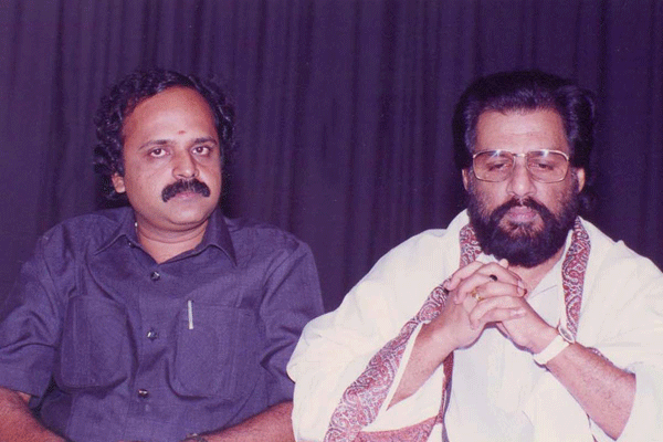 Mudhra Bhaskar with Dr.K.J.Yesudas