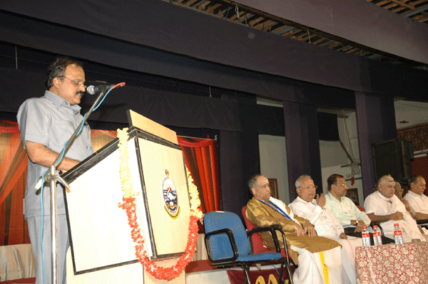 Mudhra Bhaskar’s welcome address