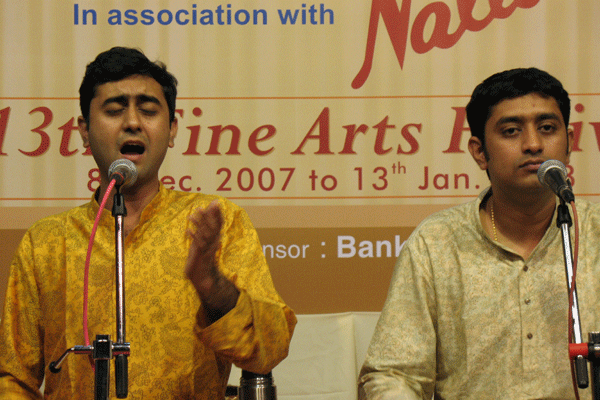 Inaugural concert by Trichur Brothers