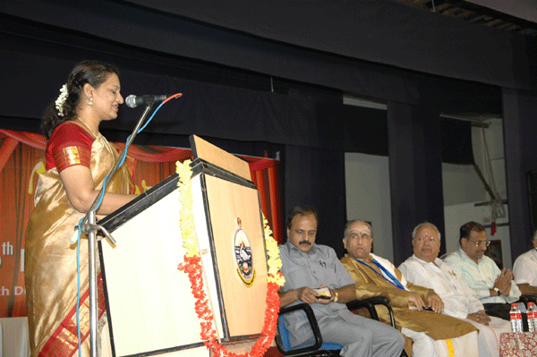 Radha Bhaskar compere the inauguration