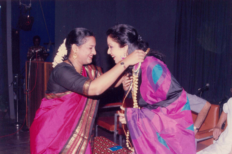 Dr.Radha Honouring Anita Ratnam