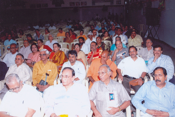 Audience during inauguration