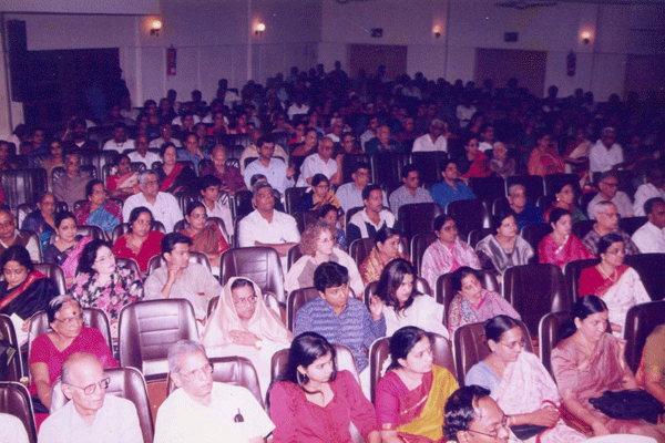 Audience during Seshagopalan’s concert