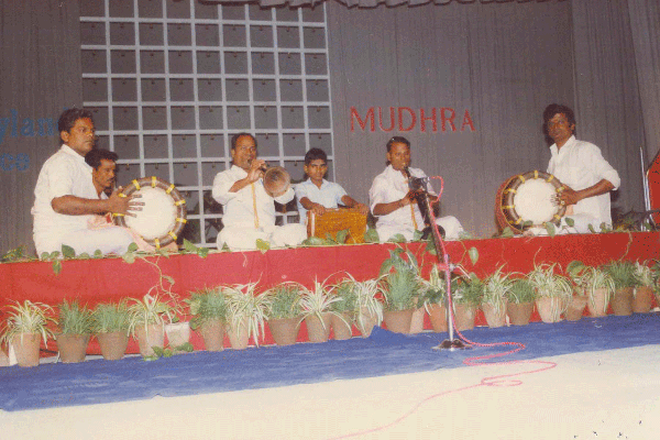 Nadaswaram before the inauguration