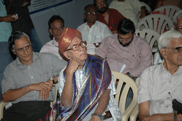 Veteran P.B.Sreenivos among the audience