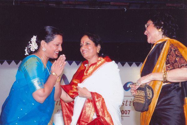 Radha with Vani and Mrs.Bali