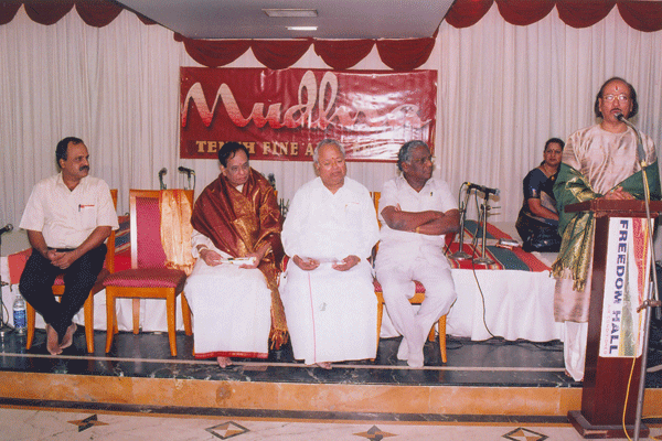 T.V.Gopalakrishnan’s reply after receiving the Award