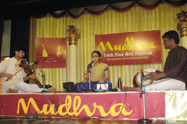 Talent promotion concert: Theme : Compositions on Lord Muruga Krithika Natarajan –K.J.Dilip-Harish Kumar