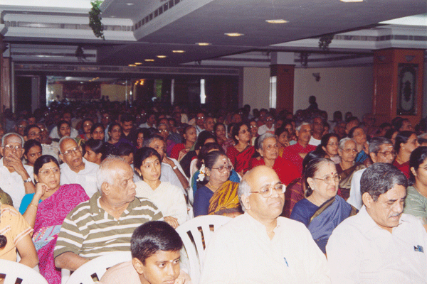 Audience for O.S.Arun concert