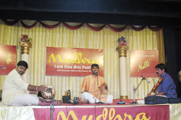 Talent promotion concert: Theme : Siva Sakthi R.Rajiv -Sreenivasamurthy-Ethirajan