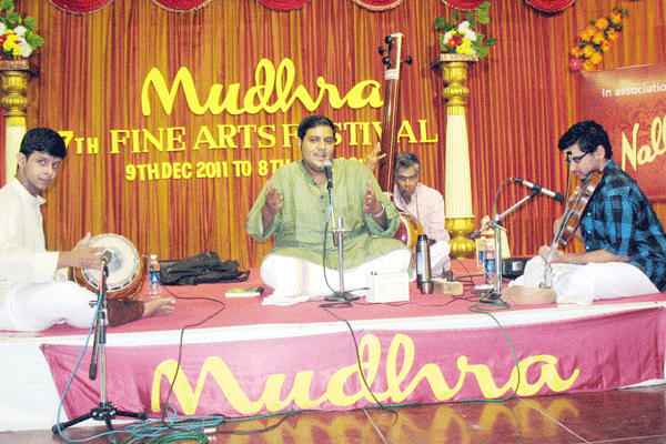 TALENT PROMOTION CONCERT - Theme : Sanskrit Compositions of Saint Thiagaraja-Vignesh Easwar- Raghul – N.C.Bharadwaj