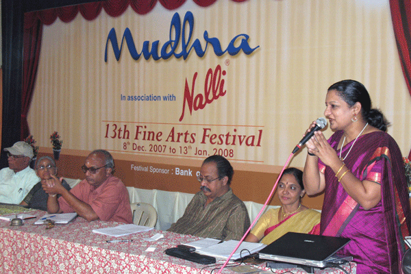 ssDr.Radha conducting the quiz on music