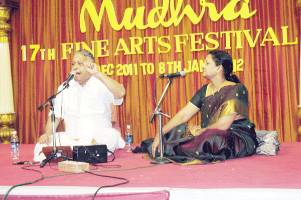 Music appreciation programme - an interactive session by O.S.Thiagarajan and Dr.Radha Bhaskar