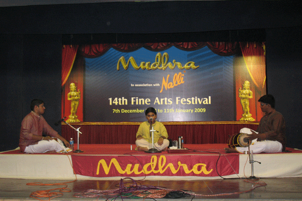 Talent Promotion concert : One Raga One Kriti by G.ABILASH − M.Rajeev − Thalaignayiru S.Harishkumar