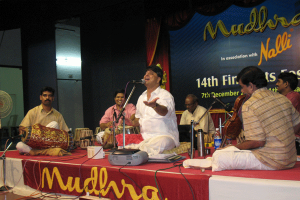 O.S.ARUN (Bhajans) − M.R.Gopinath − A.V.Manikandan − Ganapathy − Kalaiselvan