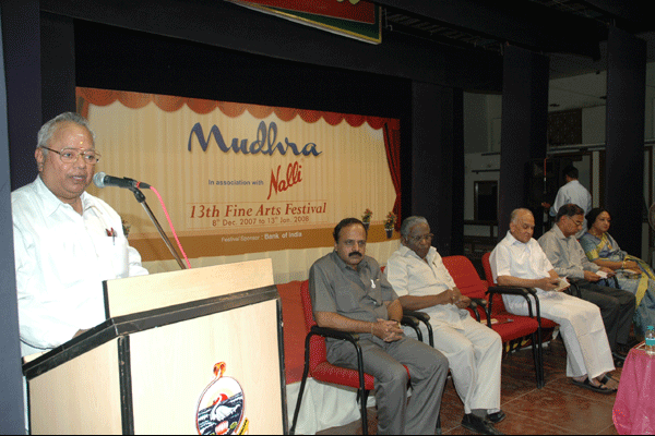 Nalli delivers the presidential address