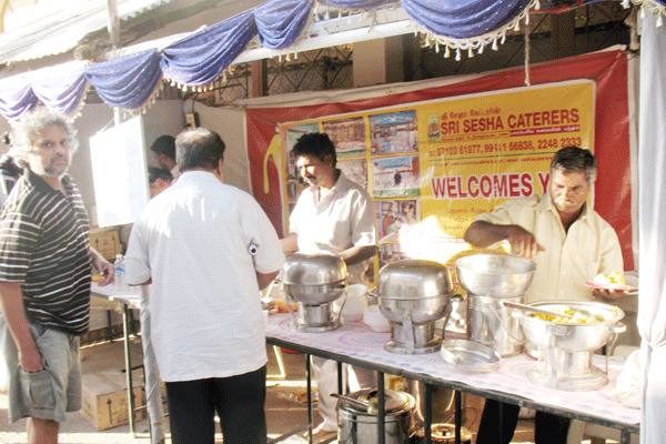 Busy canteen throughout the season