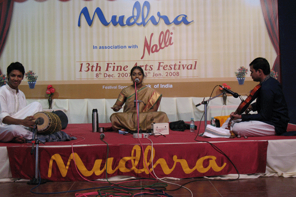 Talent Promotion Concert -Compositions of Muthuswami Diskhithar by NIRANJANA SRINIVASAN − K.Gokul − Sumesh Narayanan