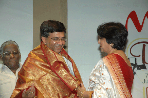 Veteran Actress Lakshmi honouring Y.Gee.M