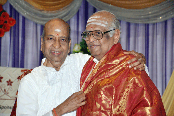 Dr.Ramani greets P.S.Narayanaswami