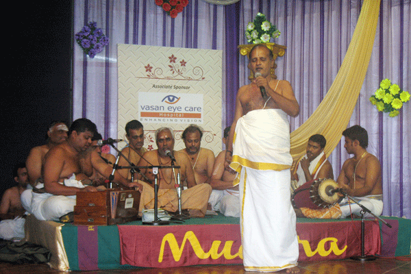 Cuddalore Gopi Bhagavathar and his group presented Thiagaraja Charithram