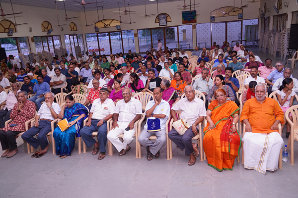 Hall packed audience