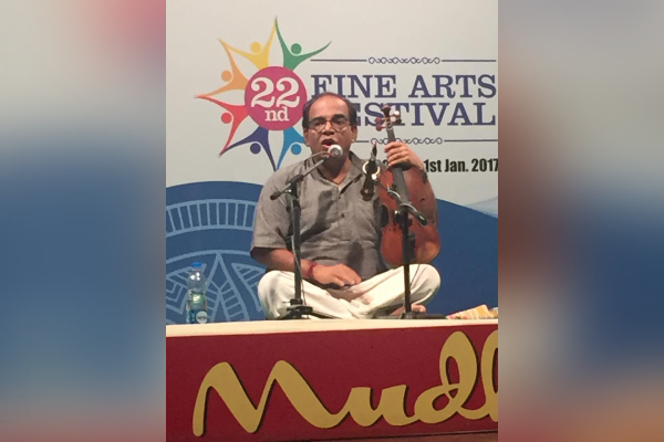 Dr.Sriram Parasuram on Violin