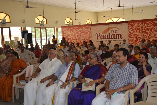 Senior Bhagavathas as audience